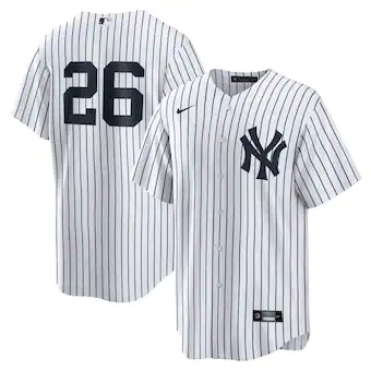 mens nike dj lemahieu white new york yankees home replica p